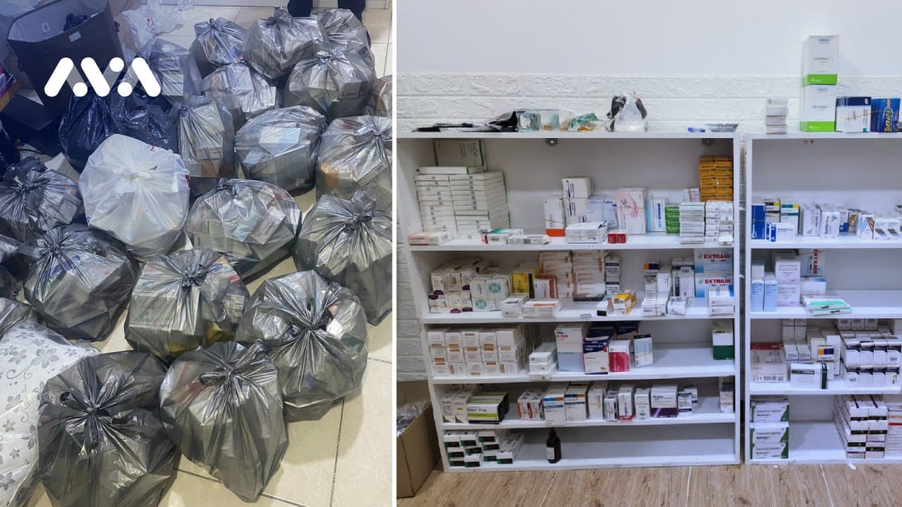 دەرمانێن دەستبسەردا هاتیە گرتن - وێنە: ئاسایشا دهۆک